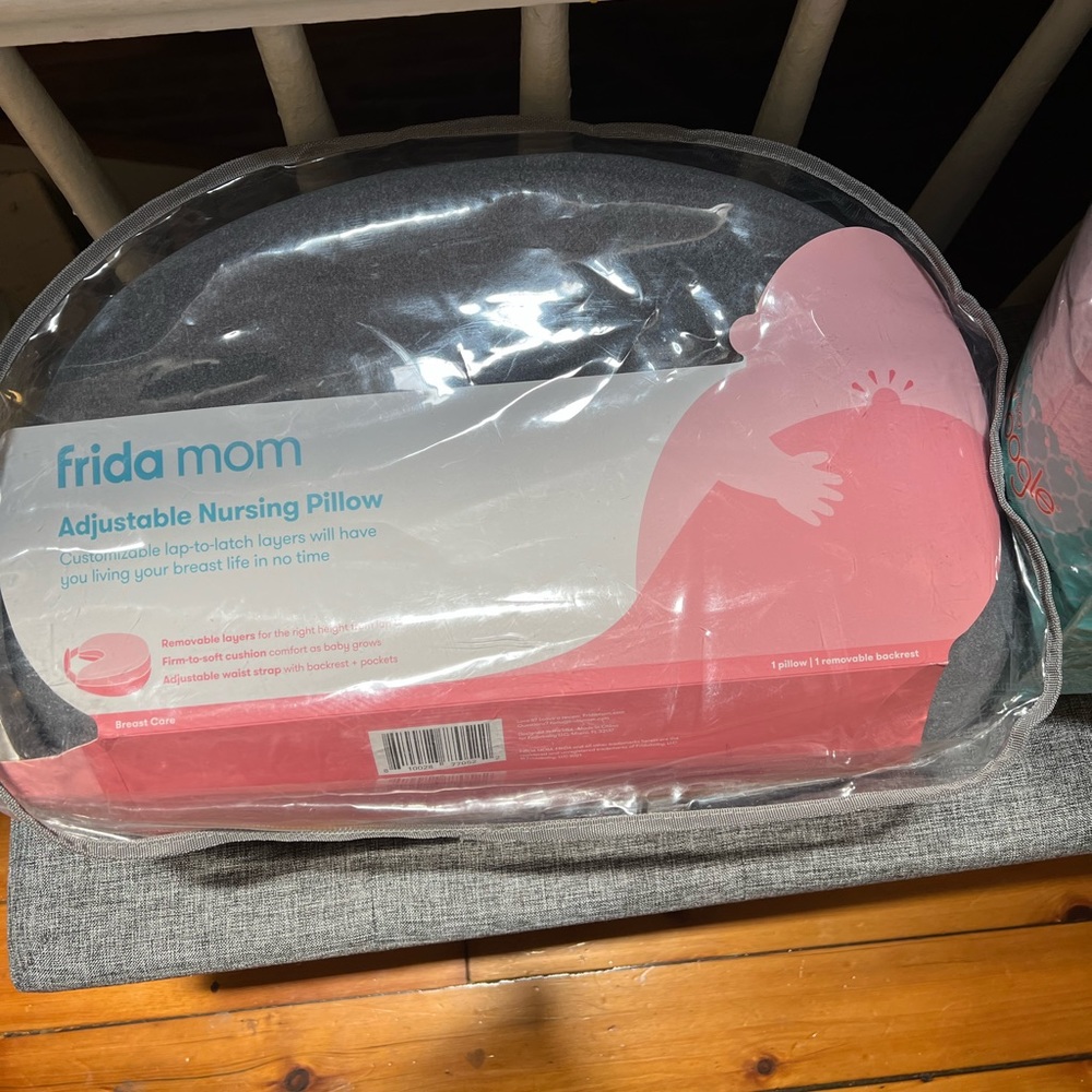BUNDLE Frida Mom Nursing  Pillow AND Snoogle Maternity pillow